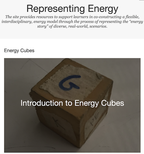 Thumbnail image for the Representing Energy website.