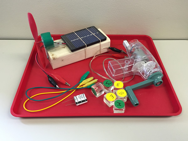 Photograph of the Electrical Energy Curriculum Materials Kit