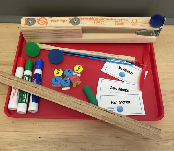 Photograph of the Motion Energy Curriculum Materials Kit