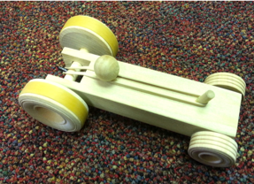 Photograph of a toy car