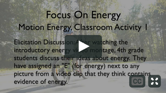 Elicitation Discussion: Motion Energy, Investigation 1 Video thumbnail image