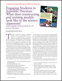 Image of the cover of A Framework for K-12 Science Education.